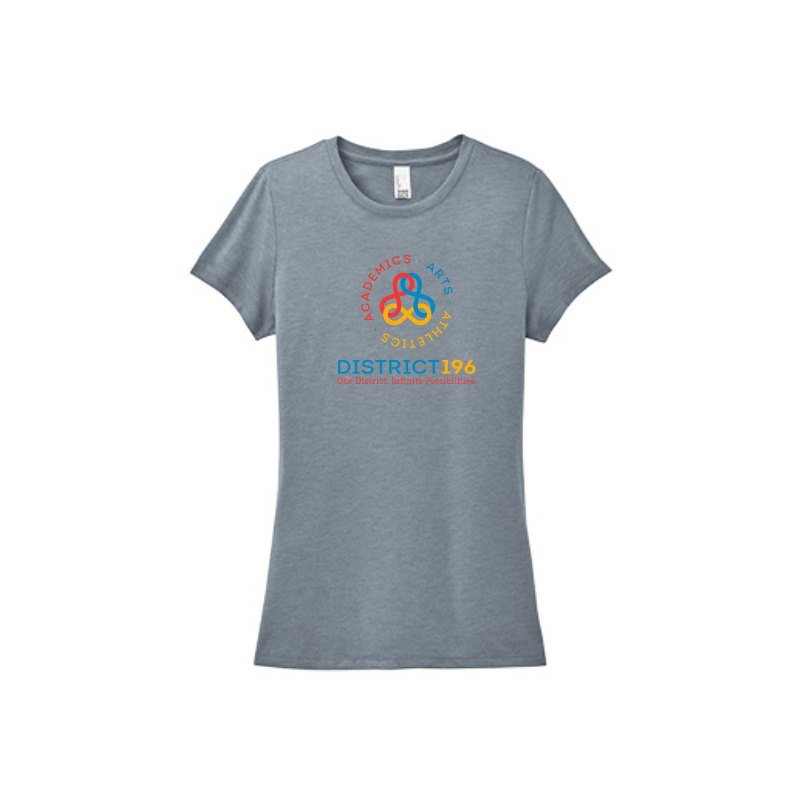 ISD196 Women Perfect Tri Tee Large Logo