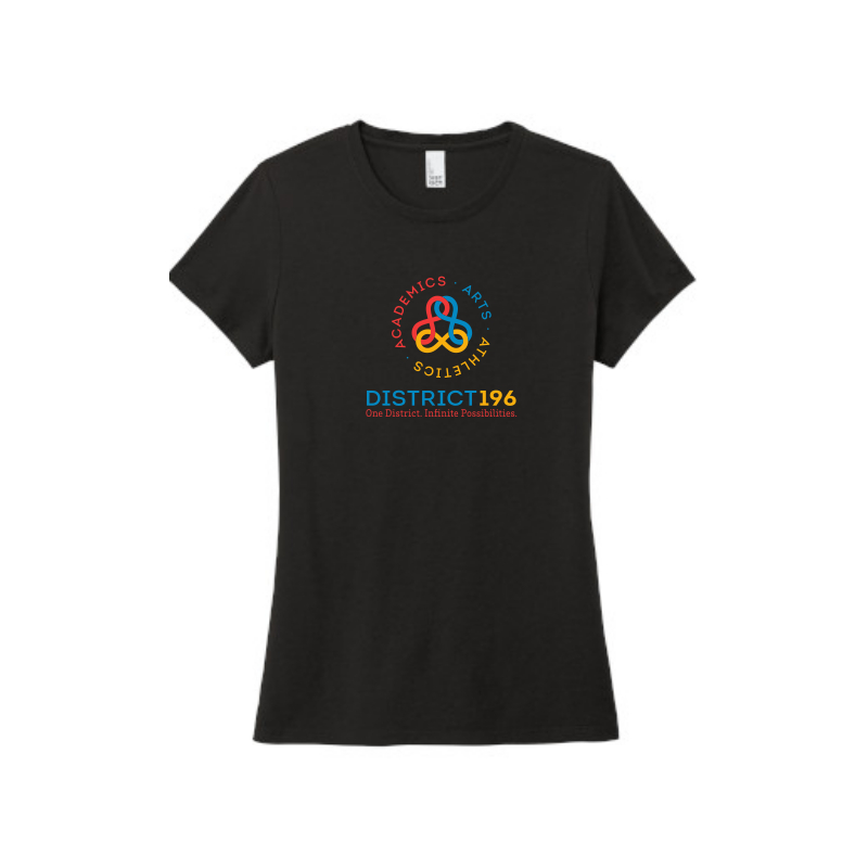 ISD196 Women Perfect Tri Tee Large Logo