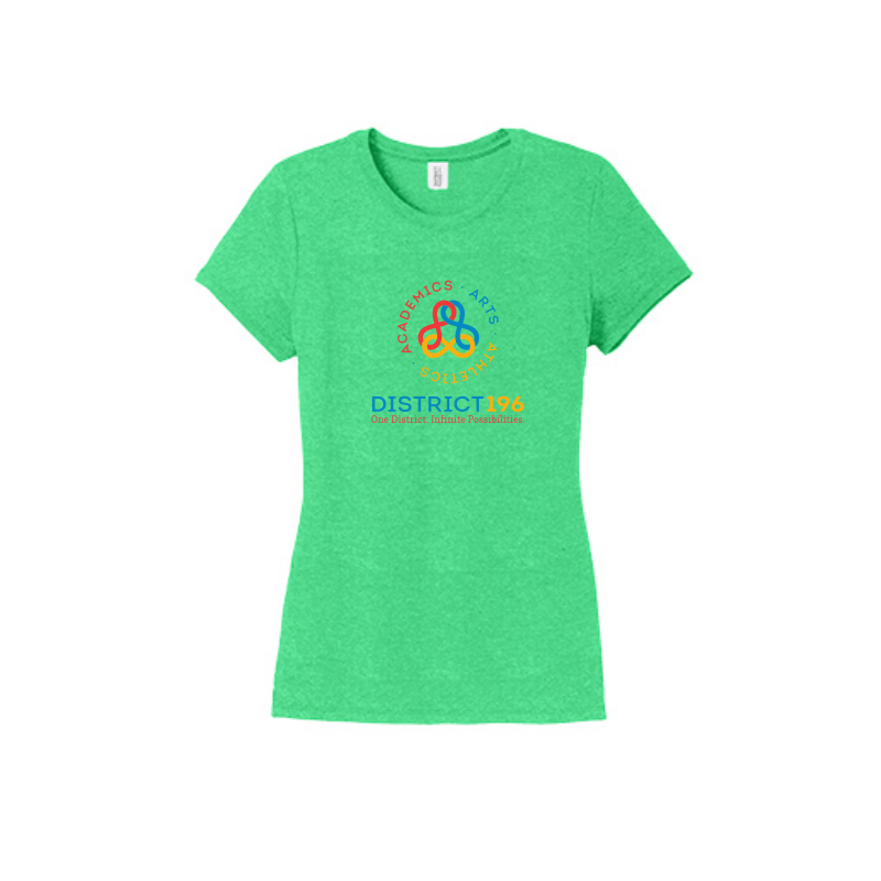 ISD196 Women Perfect Tri Tee Large Logo