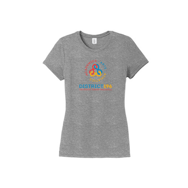 ISD196 Women Perfect Tri Tee Large Logo