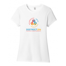 ISD196 Women Perfect Tri Tee Large Logo