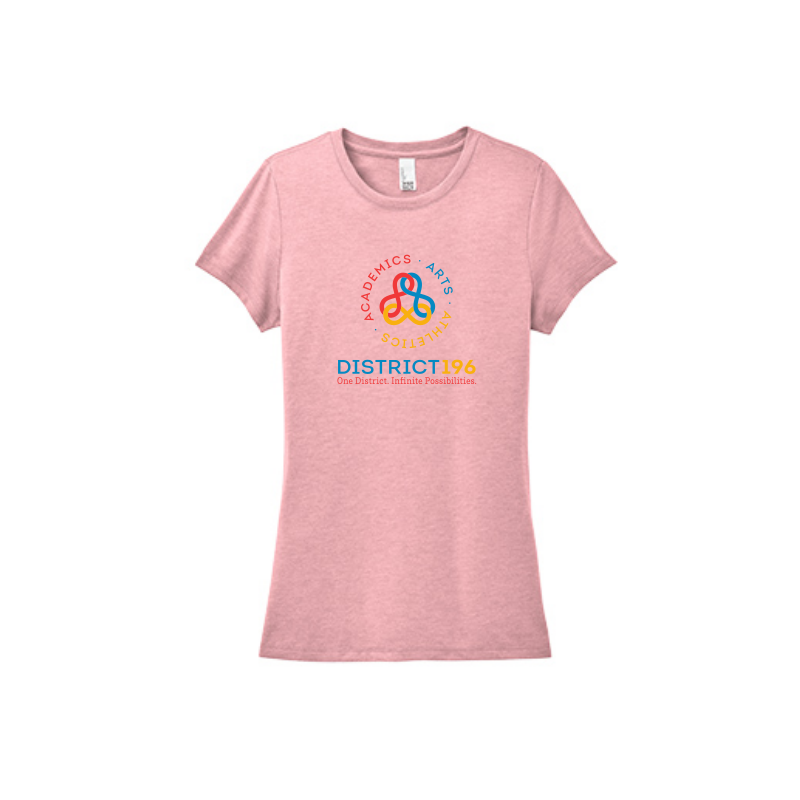 ISD196 Women Perfect Tri Tee Large Logo