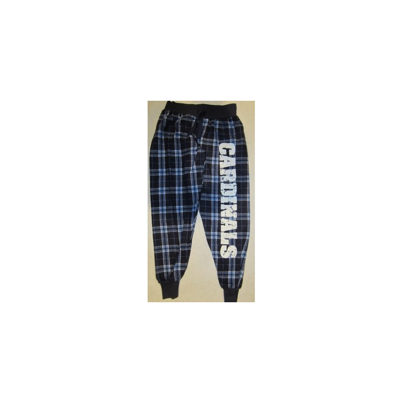 Flannel Joggers Red Pine