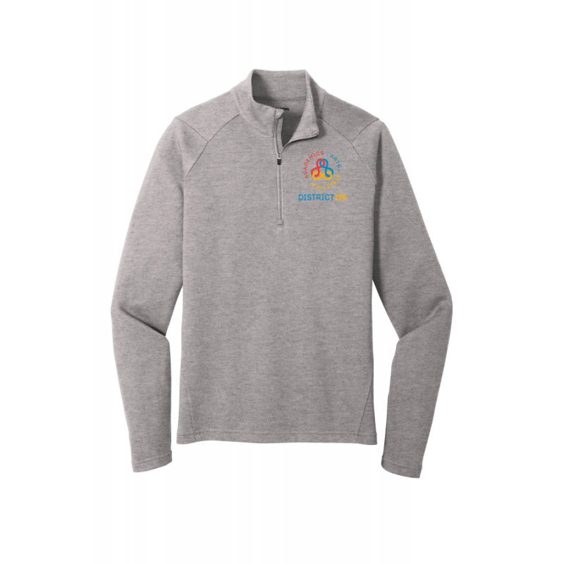 District 196 Lightweight French Terry Quarter Zip Pullover