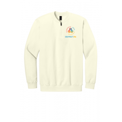 Adult 1/4 zip Softstyle midweight Fleece