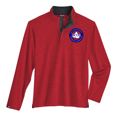 DCUE soft mid-weight quarter zip pullover