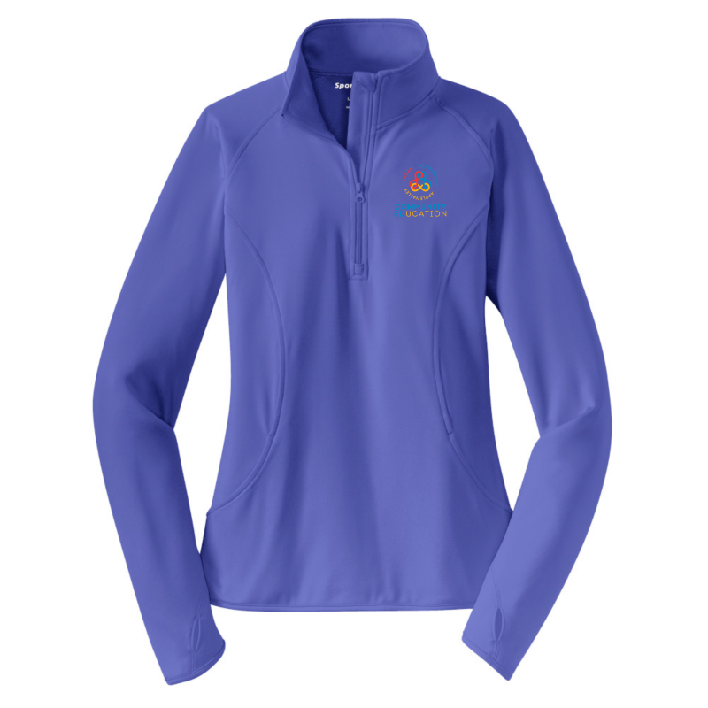Sport-Tek wick  women's 1/4 zip pullover