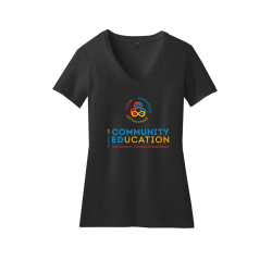 District Women's V-neck Tee
