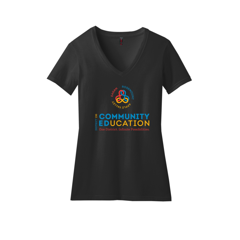 District Women's V-neck Tee