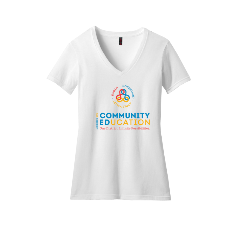 District Women's V-neck Tee