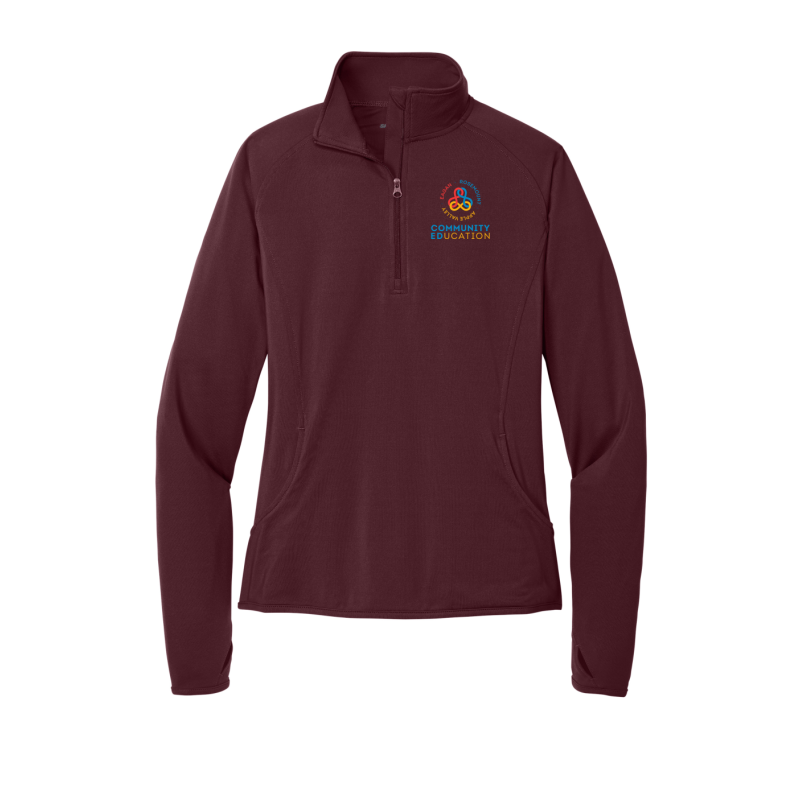 Sport-Tek wick  women's 1/4 zip pullover