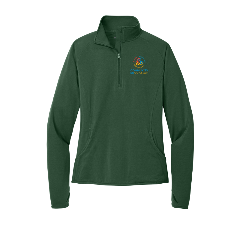 Sport-Tek wick  women's 1/4 zip pullover