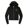 COPPED Women's Fleece Full-Zip Crop Hoodie