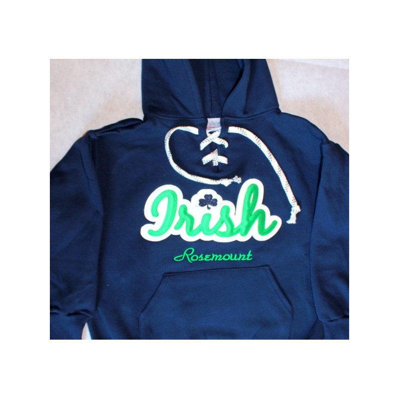 GREY Irish Heavyweight Applique Hoodie