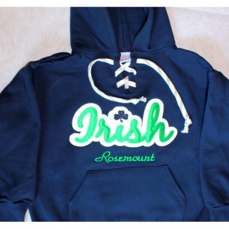 GREY Irish Heavyweight Applique Hoodie