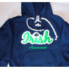 GREY Irish Heavyweight Applique Hoodie