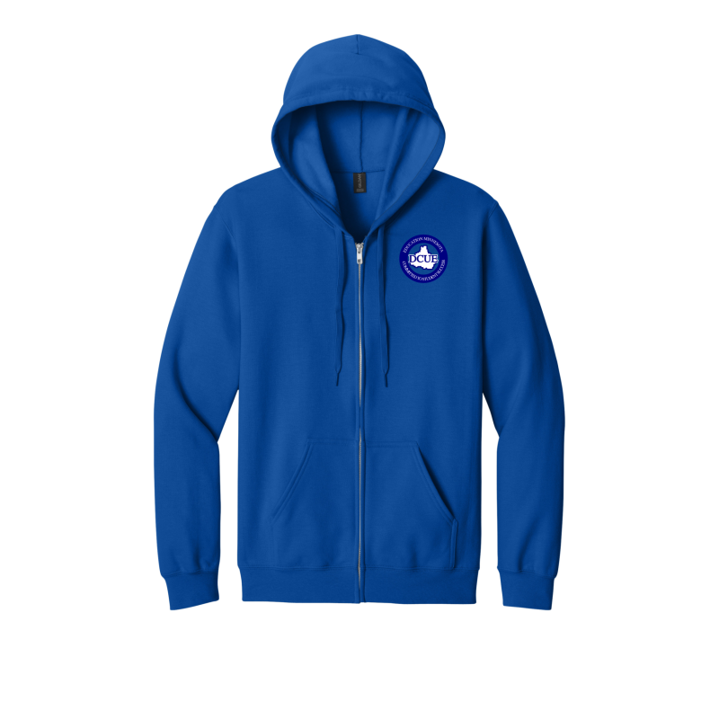 DCUE Softstyle® Midweight Fleece Full-Zip Hooded Sweatshirt