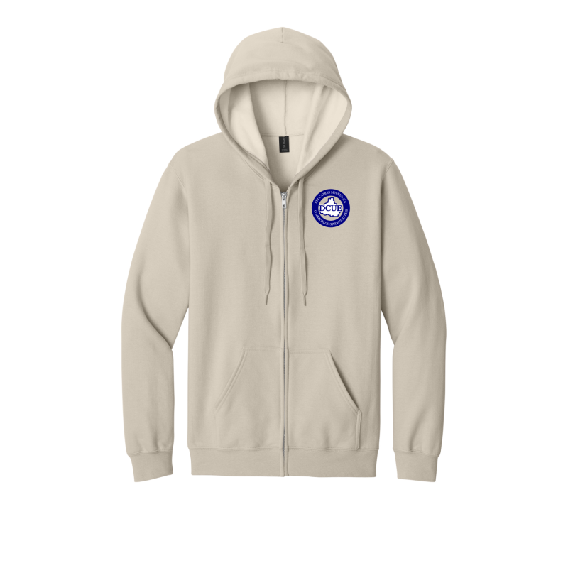 DCUE Softstyle® Midweight Fleece Full-Zip Hooded Sweatshirt