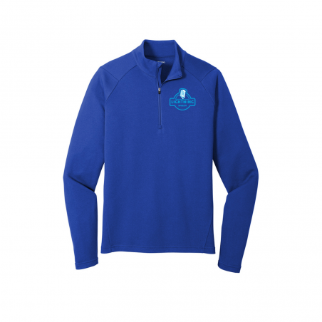 Lightning Speech Lightweight French Terry Quarter Zip Pullover