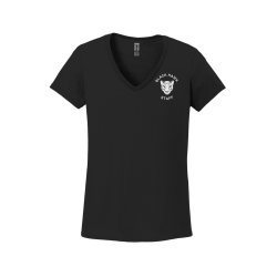 Black Hawk ladies t-shirt solid color logo