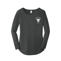 Black Hawk Ladies Perfect Tri Long Sleeve Tunic Tee single color logo