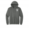 Black Hawk Adult Hoodie solid color logo