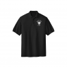 Black Hawk Polo single color logo