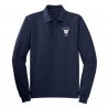 Black Hawk Polo long sleeve single color logo